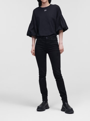 Karl Lagerfeld Dżinsy - Skinny fit - w kolorze czarnym
