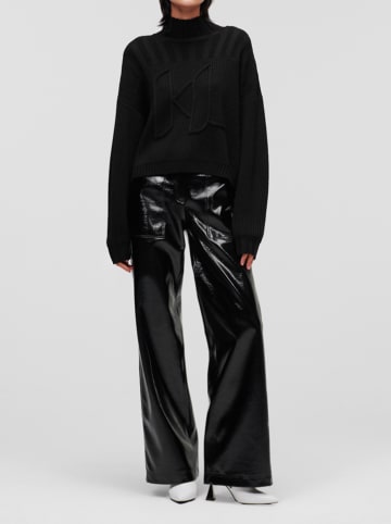 Karl Lagerfeld Sweter w kolorze czarnym