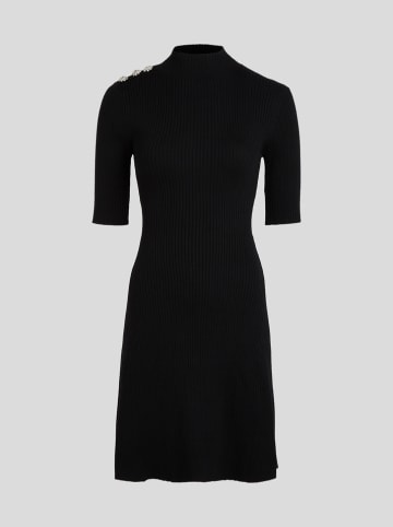 Karl Lagerfeld Dzianinowa sukienka w kolorze czarnym