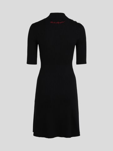 Karl Lagerfeld Gebreide jurk zwart
