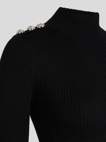 Karl Lagerfeld Sukienka dzianinowa w kolorze czarnym