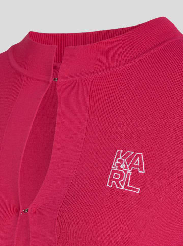 Karl Lagerfeld Kardigan w kolorze różowym