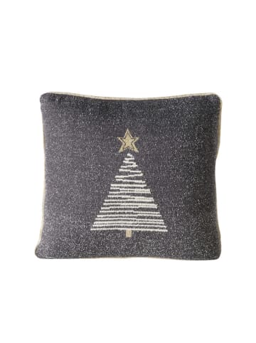 Boltze Kissen "Glitto" in Grau - (L)45 x (B)45 cm