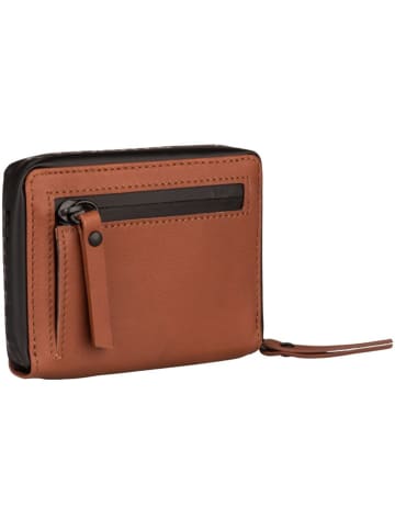Burkely Leder-Geldbörse "Rain Riley" in Cognac - (B)12 x (H)10 x (T)2 cm