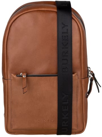 Burkely Leren schoudertas "Suburb Seth" cognac - (B)35 x (H)21 x (D)7 cm