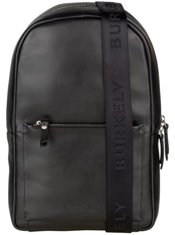 Burkely Leder-Umhängetasche "Suburb Seth" in Schwarz - (B)35 x (H)21 x (T)7 cm