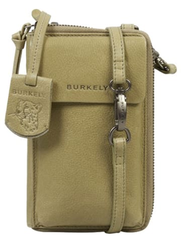 Burkely Leren smartphonetas "Just Jolie" groen - (B)10 x (H)17 x (D)4 cm