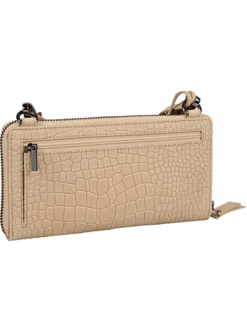 Burkely Leren smartphonetas "Casual Carly" beige - (B)20 x (H)11 x (D)3 cm