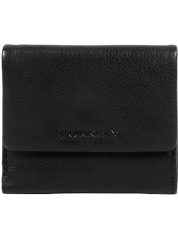 Burkely Leren portemonnee "Justg Jolie" zwart - (B)11 x (H)10 x (D)3 cm
