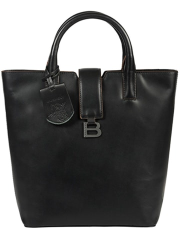 Burkely Leder-Henkeltasche "Modest Meghan" in Schwarz - (B)26,5 x (H)31 x (T)13 cm