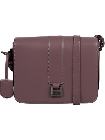 Burkely Leder-Umhängetasche "Modest Meghan" in Lila - (B)22 x (H)17 x (T)7 cm