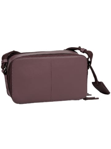 Burkely Leren schoudertas "Modest Meghan" paars - (B)16 x (H)12 x (D)7 cm