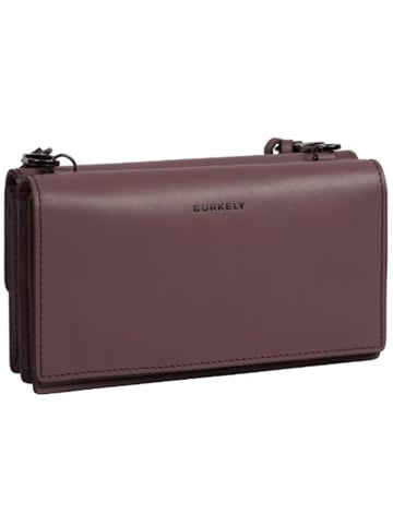 Burkely Leren smartphonetas "Modest Meghan" paars - (B)17 x (H)5,5 x (D)9,5 cm
