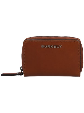Burkely Leder-Geldbörse "Modest Meghan" in Cognac - (B)11,5 x (H)8 x (T)2 cm