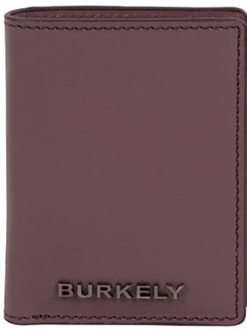 Burkely Leder-Geldbörse "Modest Meghan" in Lila - (B)8 x (H)10 x (T)1,5 cm
