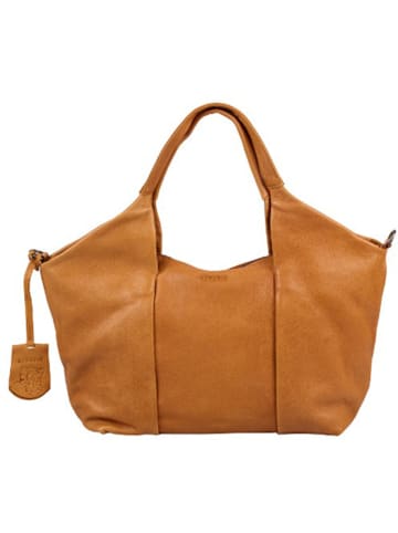 Burkely Leder-Henkeltasche "Just Jolie" in Cognac - (B)34 x (H)24 x (T)11 cm