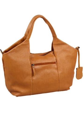 Burkely Leder-Henkeltasche "Just Jolie" in Cognac - (B)34 x (H)24 x (T)11 cm