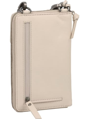 Burkely Leder-Handytasche "Just Jolie" in Creme - (B)11 x (H)17 x (T)3 cm