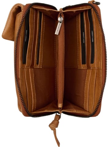 Burkely Leren smartphonetas "Just Jolie" cognac - (B)11 x (H)17 x (D)3 cm