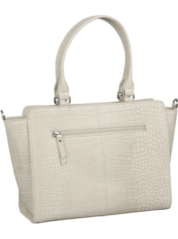 Burkely Leren handtas "Casual Cayla" crème - (B)38 x (H)23 x (D)12 cm