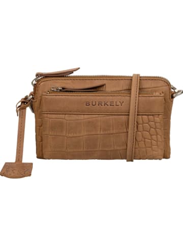 Burkely Leder-Umhängetasche "Casual Cayla" in Cognac - (B)18 x (H)11 x (T)5 cm