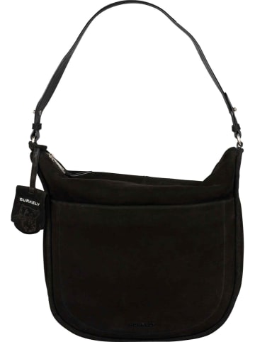 Burkely Leder-Schultertasche "Still Selene" in Schwarz - (B)29 x (H)31 x (T)8,5 cm