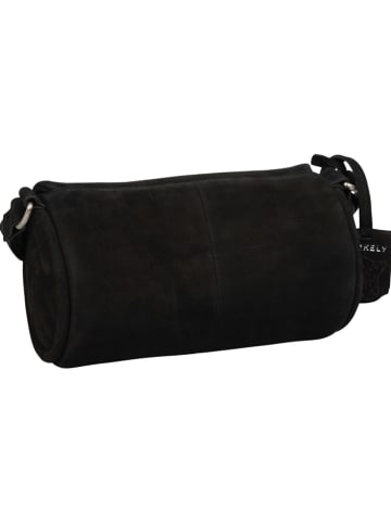 Burkely Leder-Umhängetasche "Still Selene" in Schwarz - (B)21 x (H)11 x (T)11 cm