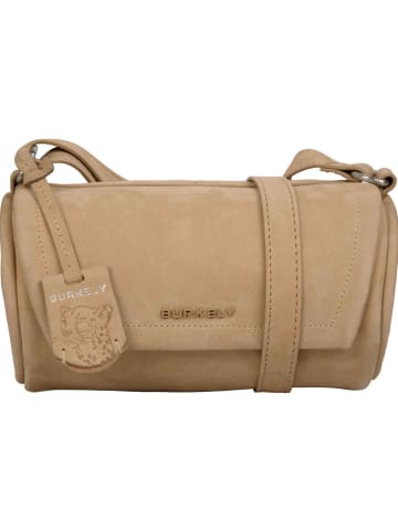 Burkely Leder-Umhängetasche "Still Selene" in Beige - (B)21 x (H)11 x (T)11 cm