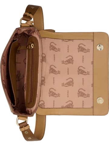 Burkely Leder-Schultertasche "Beloved Bailey" in Cognac - (B)22 x (H)12,5 x (T)5 cm