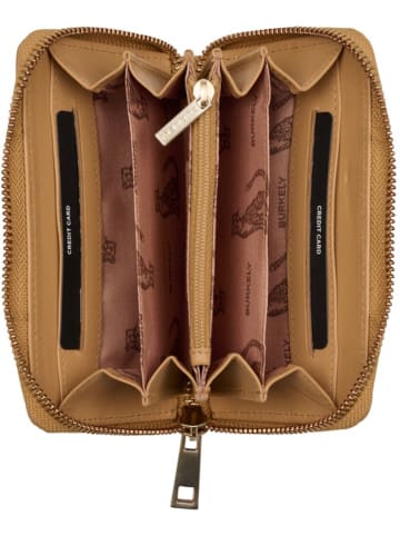 Burkely Leder-Geldbörse "Beloved Bailey" in Cognac - (B)14 x (H)9 x (T)3 cm