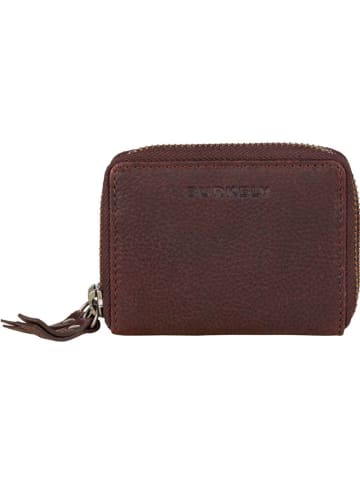 Burkely Skórzany portfel "Antique Avery" w kolorze brązowym - 10 x 8 x 3 cm