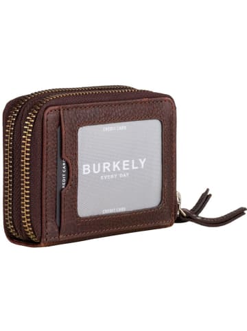 Burkely Leren portemonnee "Antique Avery" bruin - (B)10 x (H)8 x (D)3 cm
