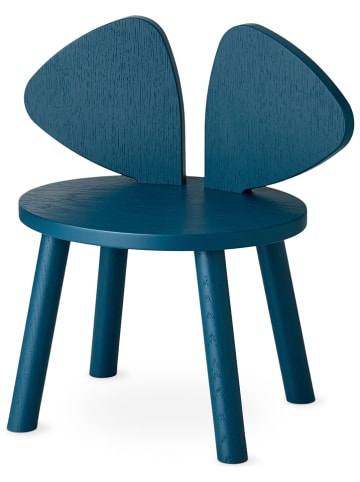 NOFRED Krzesło dziecięce "Mouse" w kolorze morskim - 28 x 45 x 42,4 cm