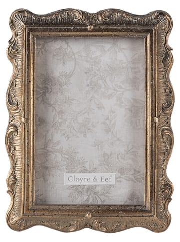 Clayre & Eef Ramka w kolorze złotym na zdjęcia - 19 x 14 cm