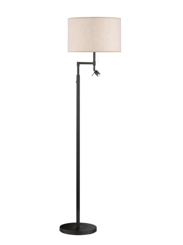 FISCHER & HONSEL Lampa stojąca "Teramo" w kolorze kremowym - wys. 160 x Ø 44 cm