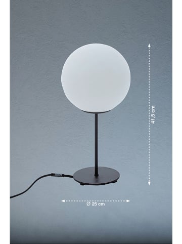 FISCHER & HONSEL Tischleuchte "Palais" in Weiß - (H)41,5 x Ø 25 cm