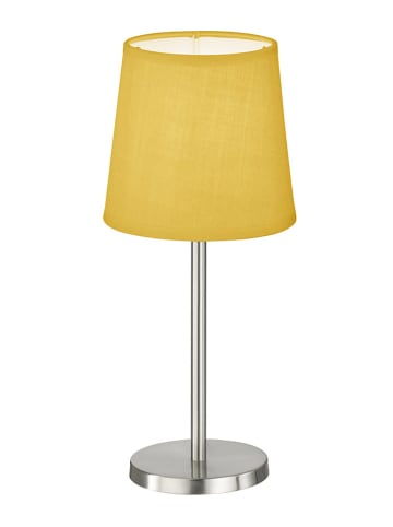 FISCHER & HONSEL Lampa stołowa "Eve" w kolorze żółtym - wys. 30 x Ø 14 cm
