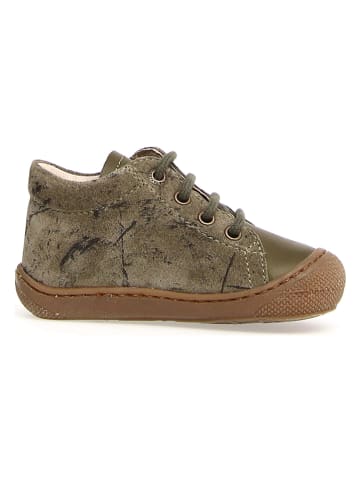 Naturino Leder-Lauflernschuhe "Cocoon" in Grün