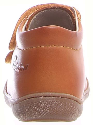 Naturino Skórzane buty "Cocoon" w kolorze jasnobrązowym do nauki chodzenia