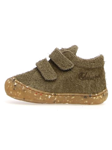 Naturino Leren loopleerschoenen "Cocoon" kaki