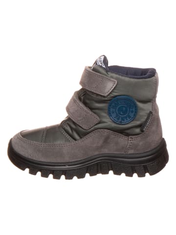 Naturino Leder-Boots "Pile" in Khaki/ Braun