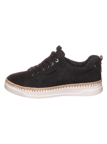 Tamaris Leder-Sneakers in Dunkelblau