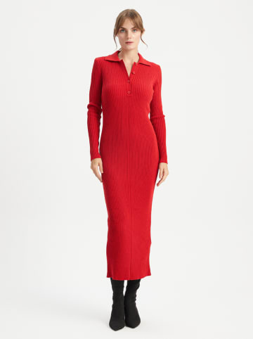 BGN Gebreide jurk rood