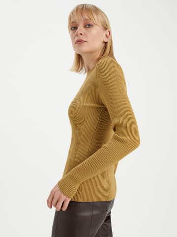 BGN Sweter w kolorze karmelowym