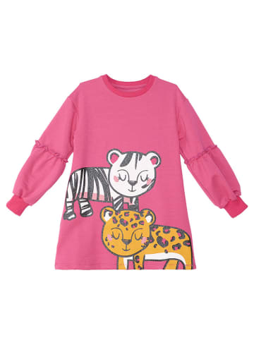 Denokids Kleid "Leopard Zebra" in Pink