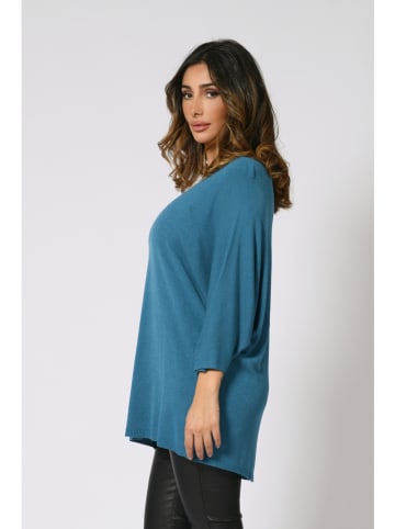 Plus Size Company Pullover "Fabiosa" in Blau