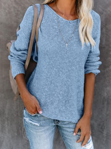 LA Angels Sweter w kolorze błękitnym
