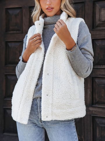 LA Angels Teddyweste crème