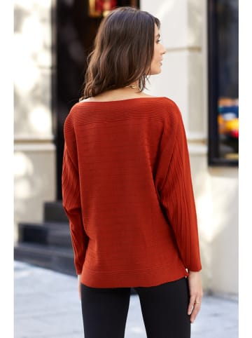 LA Angels Sweter w kolorze czerwonobrązowym