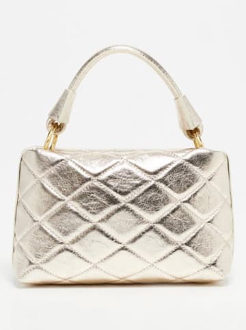 Victor & Hugo Paris Leder-Henkeltasche "Carla" in Gold - (B)26 x (H)18 x (T)8 cm